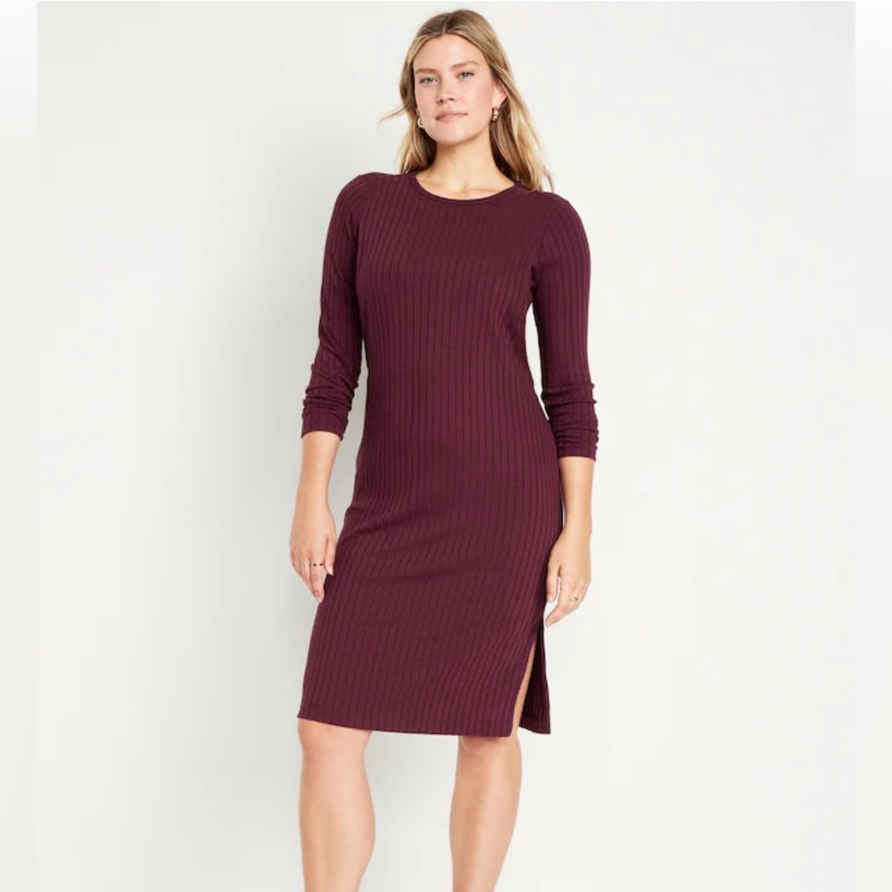 Old Navy Medium Maternity Rib-Knit Nursing Dress
